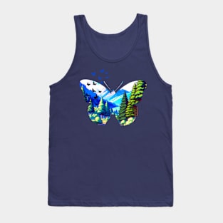 Butterfly in Nature Tank Top